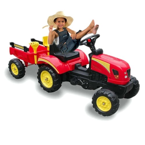 Trattore per bambini pedali - a,